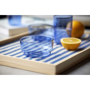 Lyngby Glas Torino Skål 2 stk. Ø12 cm, Blå