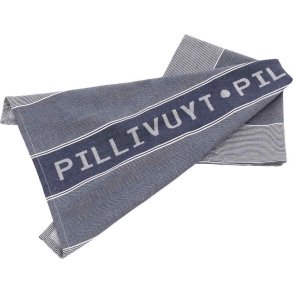 Bastian Tekstiler Pillivuyt Viskestykke 80x50 cm, Bl/Hvid