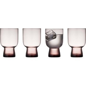 Lyngby Glas Sorrento Vandglas 4 stk. 30 cl, Pink