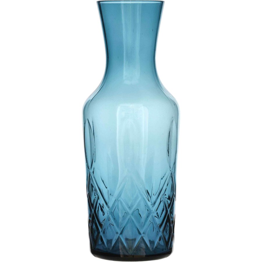 Lyngby Glas Sorrento Wasserkaraffe 1 L, Blau