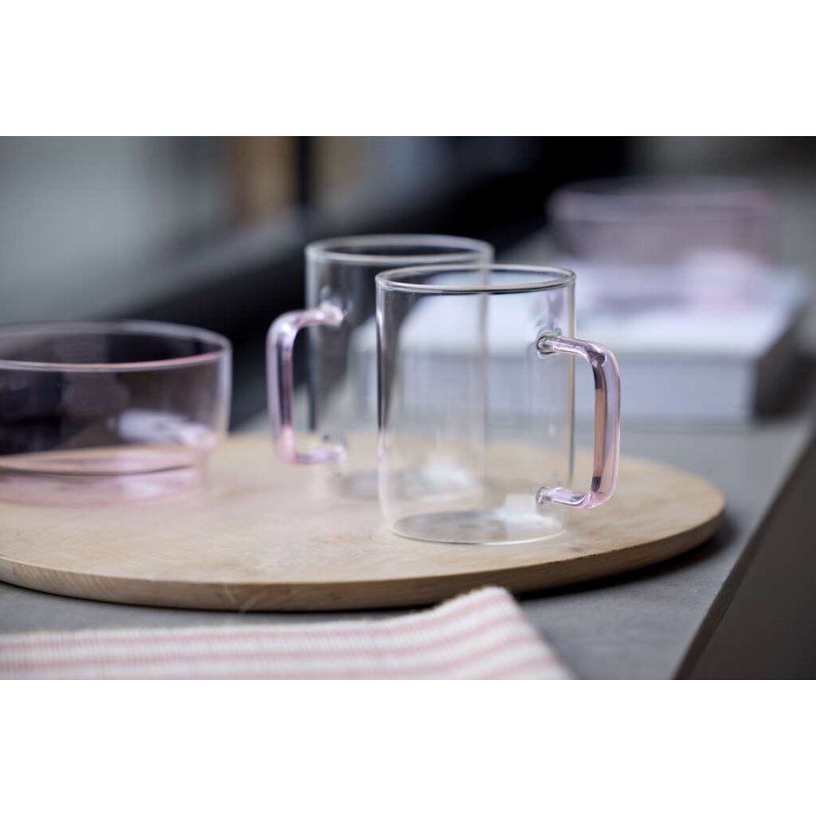 Lyngby Glas Torino Glaskrus 2 stk. 40 cl, Pink