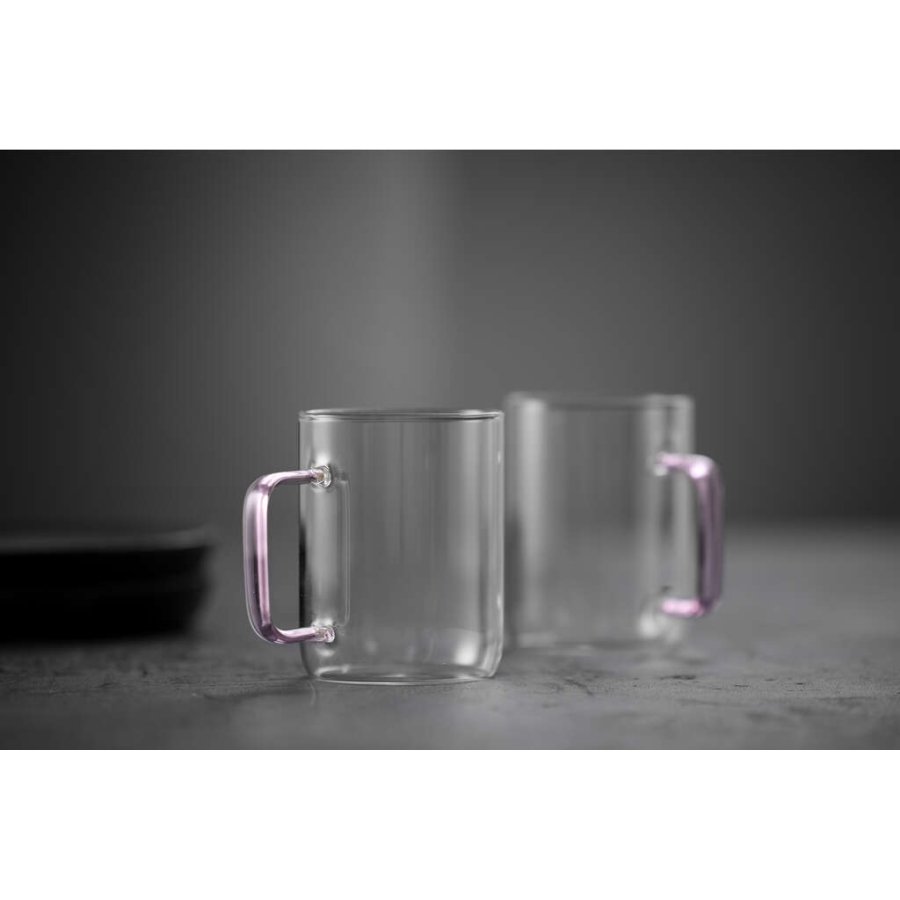 Lyngby Glas Torino Glaskrus 2 stk. 40 cl, Pink