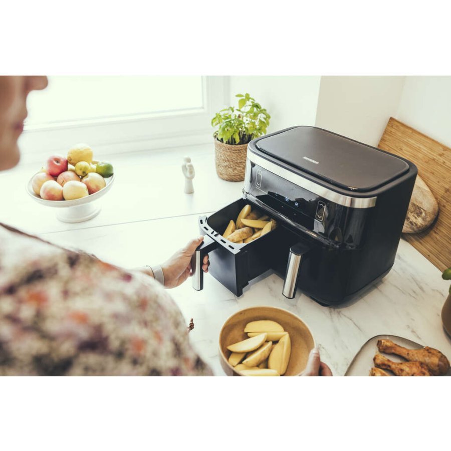 Severin Dobbelt Airfryer 3,25 L, Sort