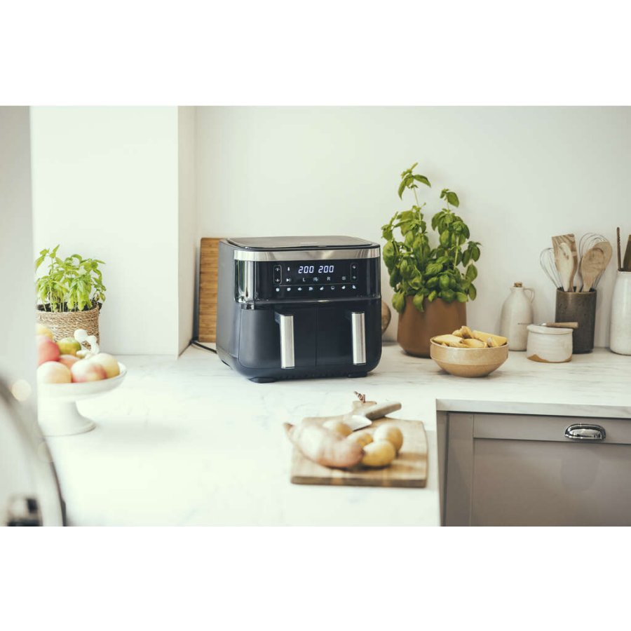 Severin Dobbelt Airfryer 3,25 L, Sort