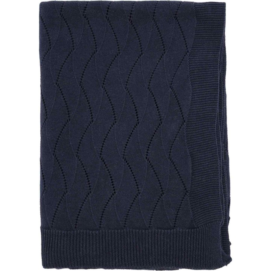 Sdahl Gentle Plaid 130x170 cm, Navy Blue