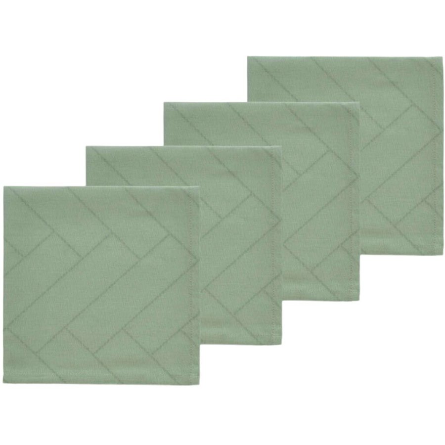 Sdahl Tiles Hedge Stoffservietten 4er Set 45x45 cm, Grn