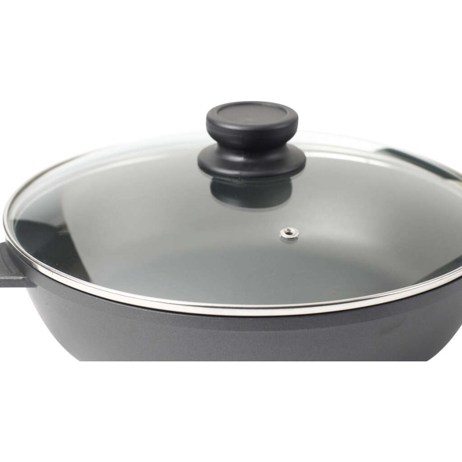 Funktion Sauterpande m. Keramisk Non-stick 28 cm, Sort