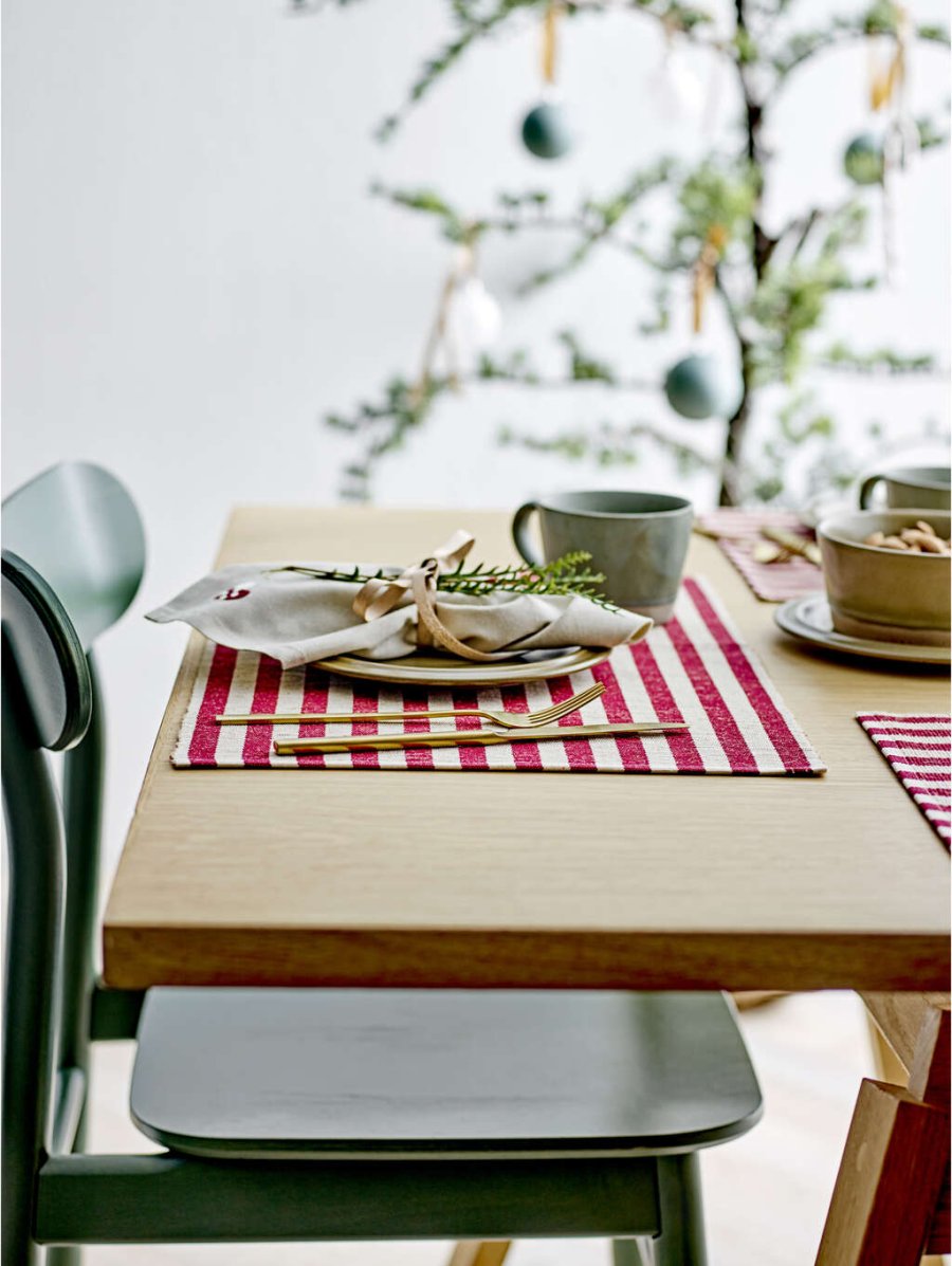 Sdahl Statement Stripe Das Tischset 2er Set 33x48 cm, Rot