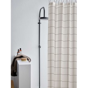 Södahl Vista Badeforhæng 180x200 cm, Offwhite