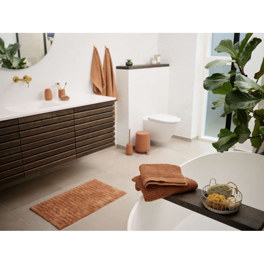 Zone Denmark Tiles Badematte 50x80 cm, Mandarine