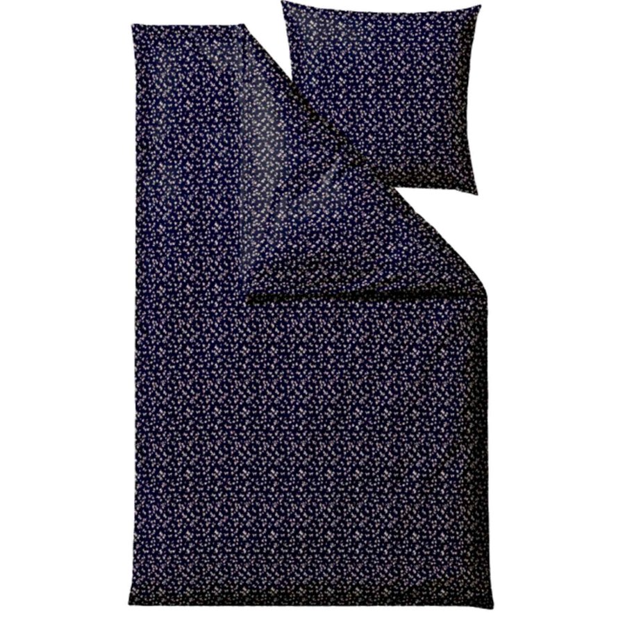 Södahl Painter's Garden Sengetj 140x220 cm, Navy Blue