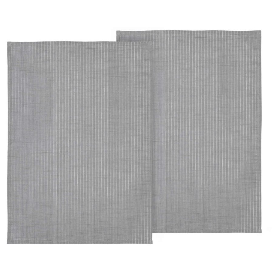 Sdahl Line Geschirrtuch 2er Set 50x70 cm, Stone Grey