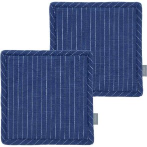 Södahl Line Grydelapper 2 stk. 20x20 cm, Royal Blue