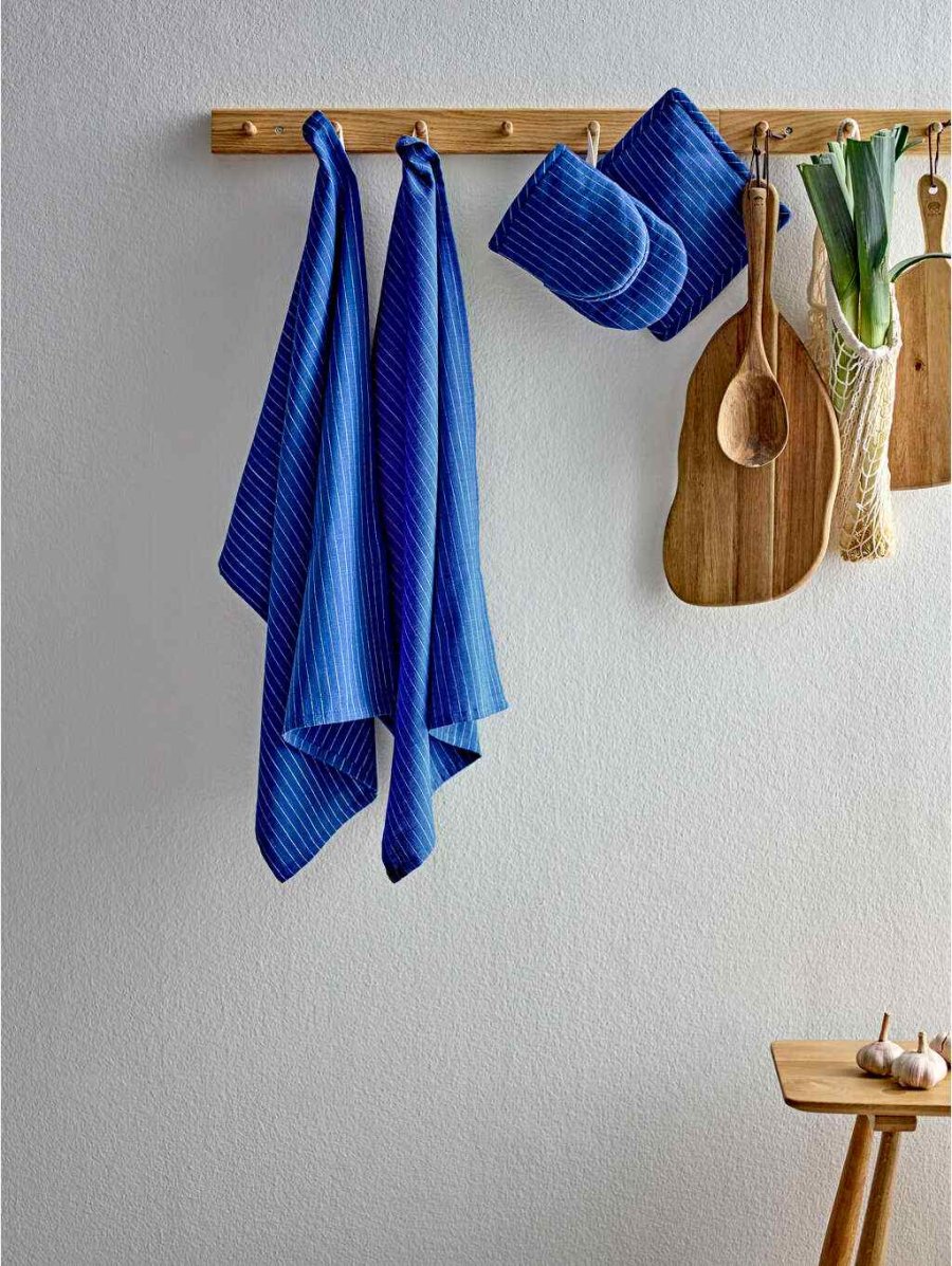 Sdahl Line Geschirrtuch 2er Set 50x70 cm, Royal Blue