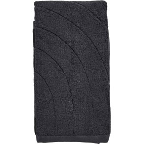 Zone Denmark Time Handtuch 50x100 cm, Schwarz