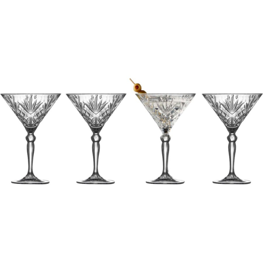 Lyngby Glas Melodia Cocktailglas 4er Set 21 cl