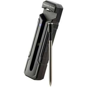 Nordic Sense Kabelloses Bratthermometer, Stahl/Schwarz