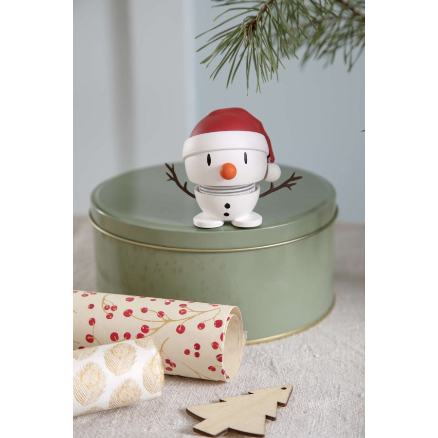 Hoptimist Soft Santa Snowman S, Hvid