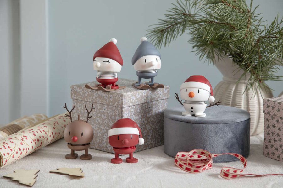 Hoptimist Soft Santa Snowman S, Hvid