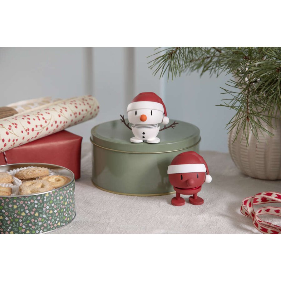 Hoptimist Soft Santa Snowman S, Hvid