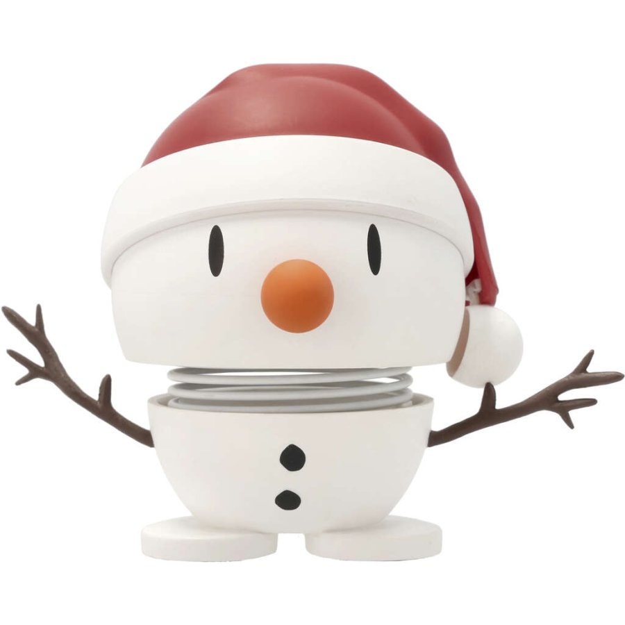 Hoptimist Soft Santa Snowman S, Hvid