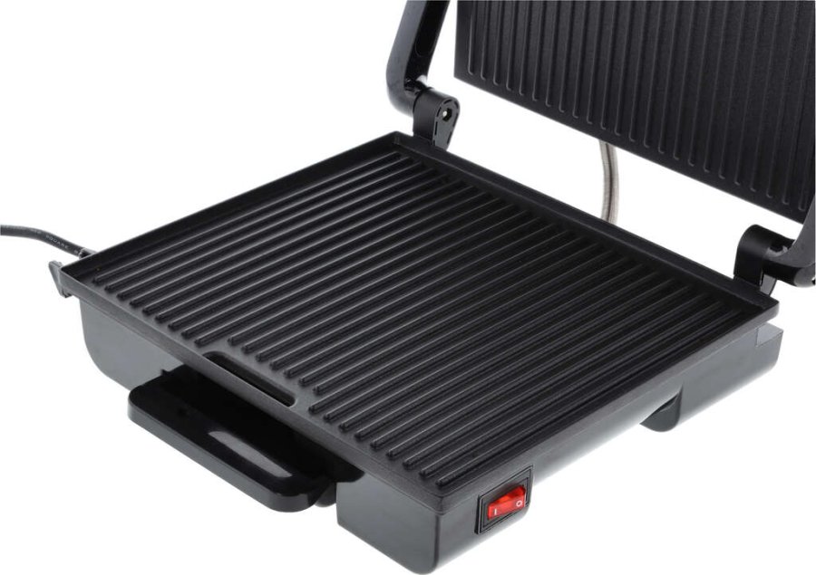 HOLM Paninigrill 2000W, Slv/Sort