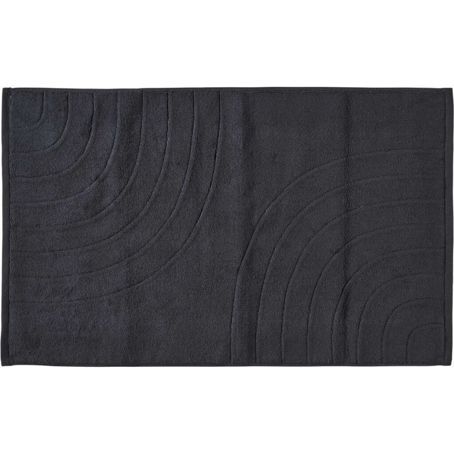 Zone Denmark Time Badematte 80x50 cm, Schwarz