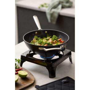 Pillivuyt Gourmet Travo Wok m. Keramisk Non-stick Belægning Ø28 cm, Sort