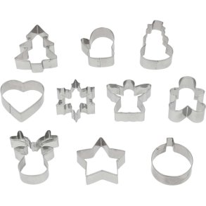 Blomsterbergs Kuchenschneider 10er Set, Stahl