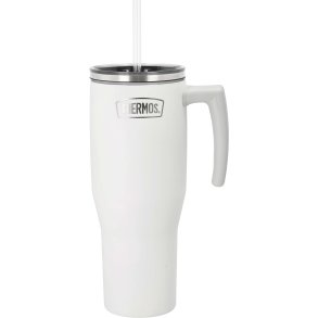 Thermos Thermobecher mit Henkel 1,1 l, Mattwei