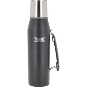 Thermos Thermosflasche 1,3 L, Mattschwarz