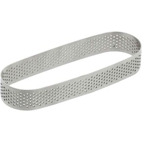 Blomsterbergs Ovaler Tortenring 13,4x4,5 cm, Stahl
