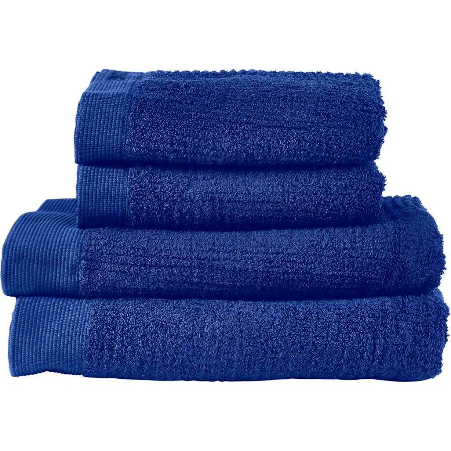 Zone Denmark Classic Handtuchset 4er Set, Indigo Blue