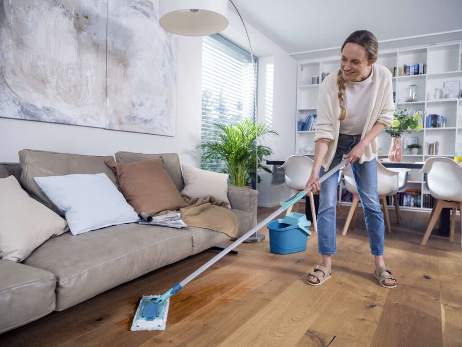 Leifheit PowerClean M Gulvvasker Teleskopskaft