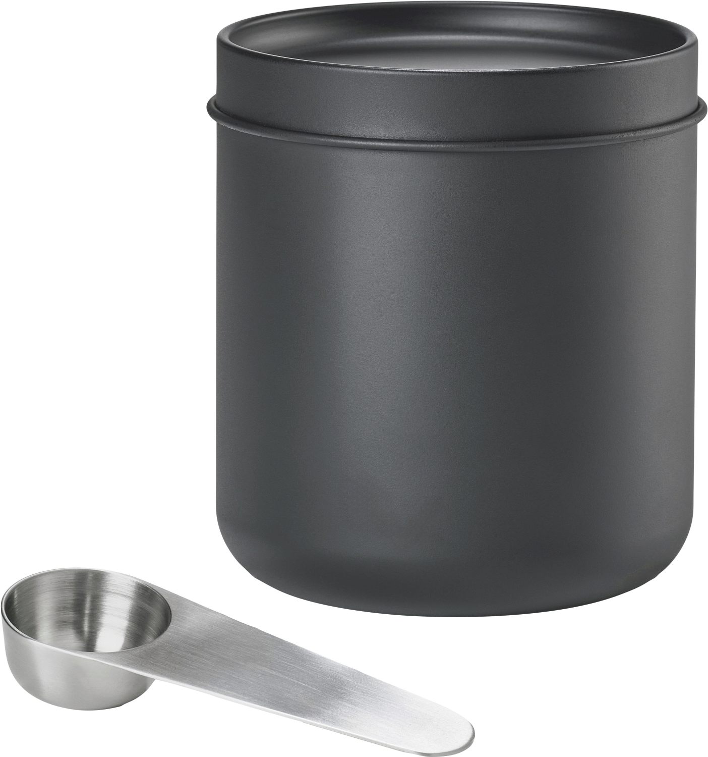 Zone Denmark Singles Kaffeedose mit Löffel 1,1 L, Schwarz