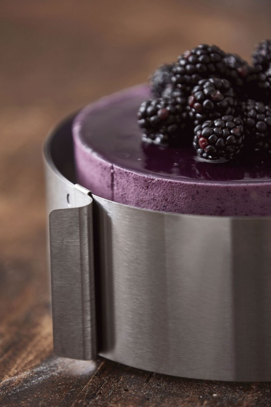 Funktion Tortenring Verstellbar H8 cm, Stahl