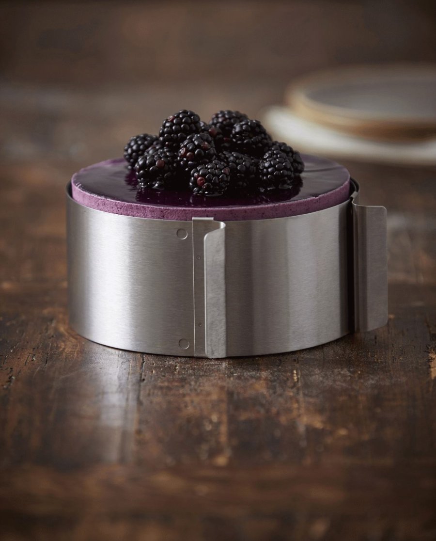 Funktion Tortenring Verstellbar H8 cm, Stahl