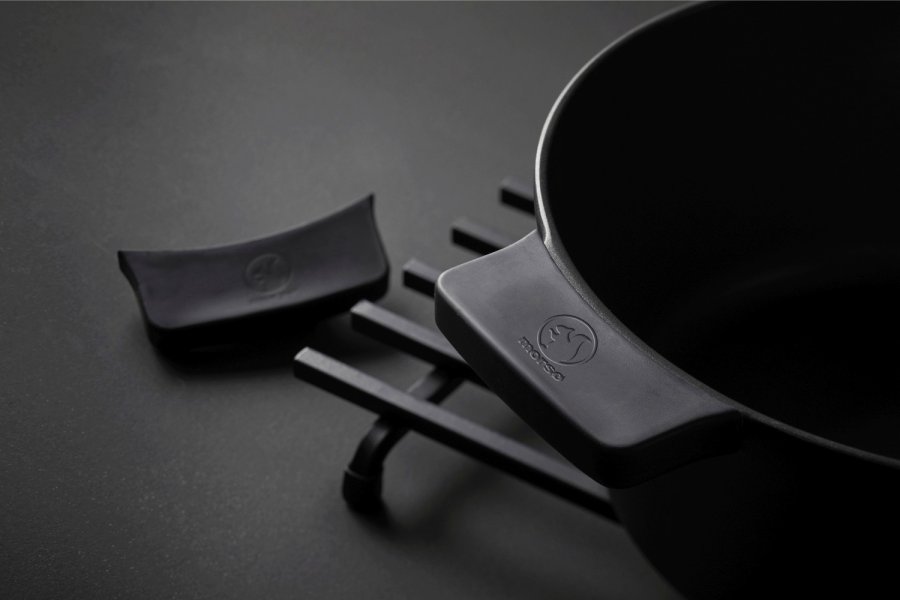 Mors Griff fr Aluminium- und Gusseisenpfanne 2er Set, Schwarz