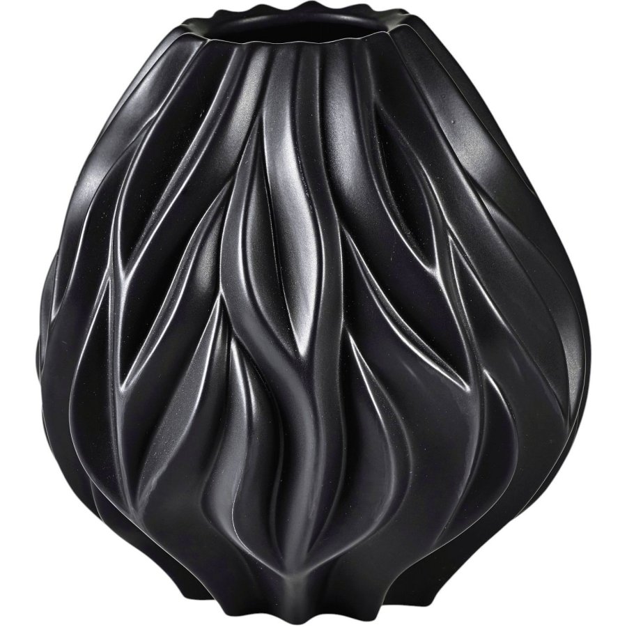 Mors Flame Vase H23 cm, Sort