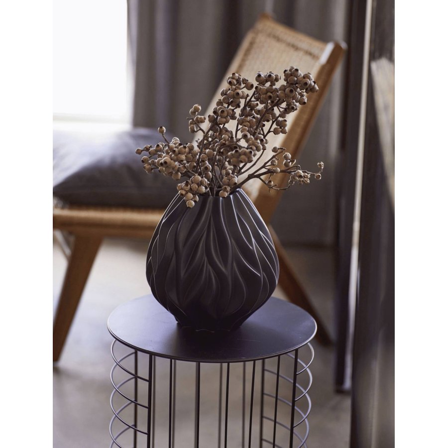 Mors Flame Vase H23 cm, Sort
