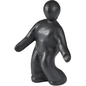 Mors Skulptur H14 cm, Schwarz