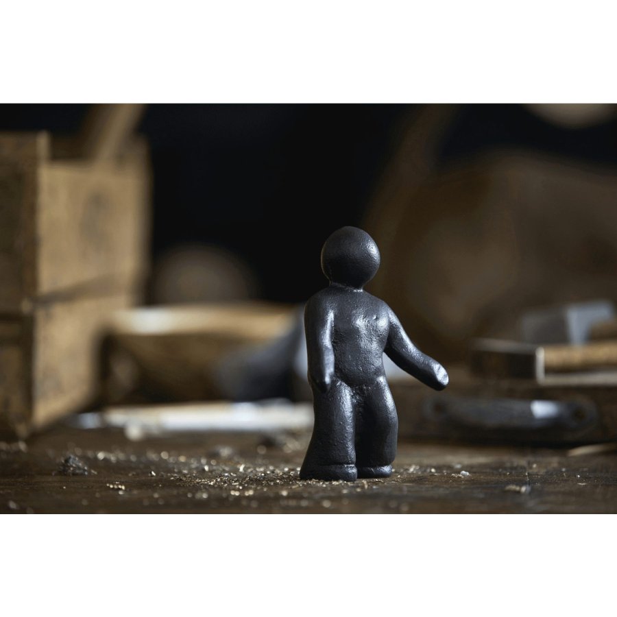 Mors Skulptur H14 cm, Schwarz