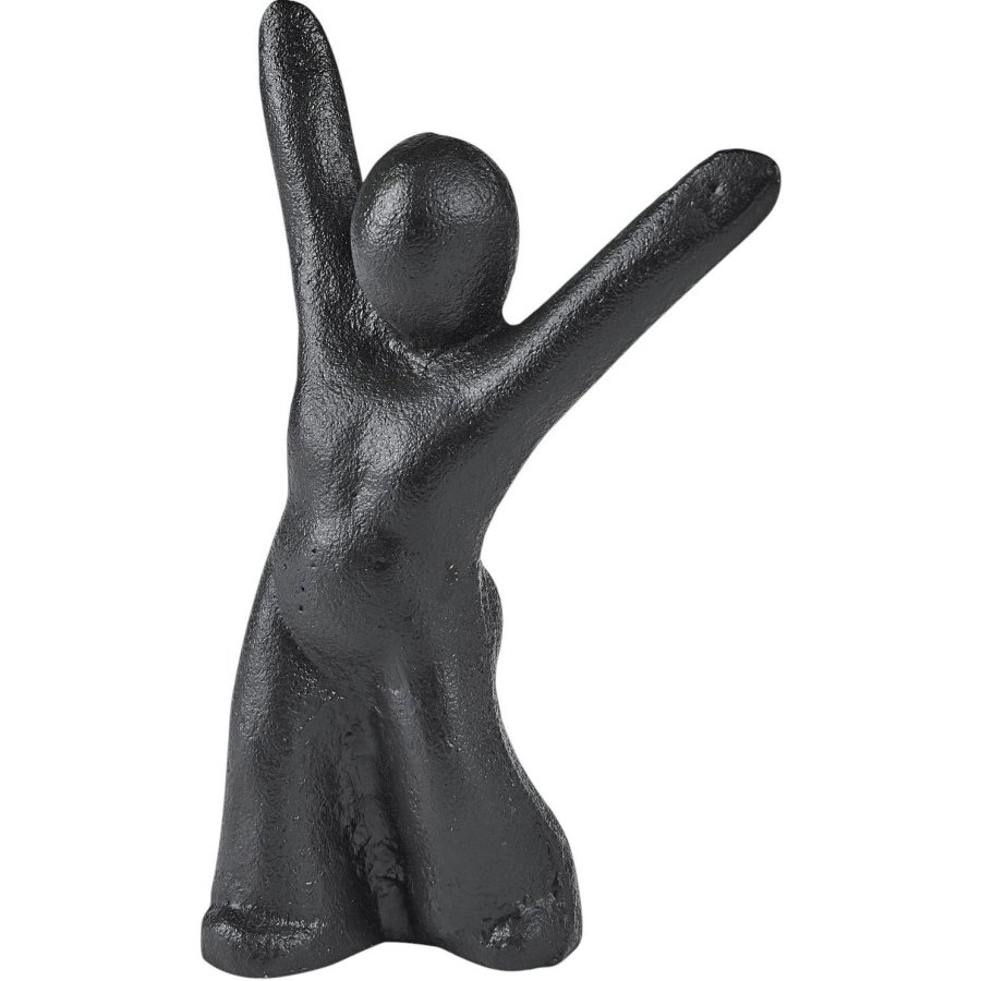 Mors Skulptur H14,5 cm, Schwarz