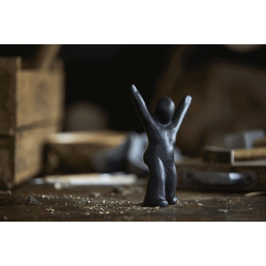 Mors Skulptur H14,5 cm, Schwarz