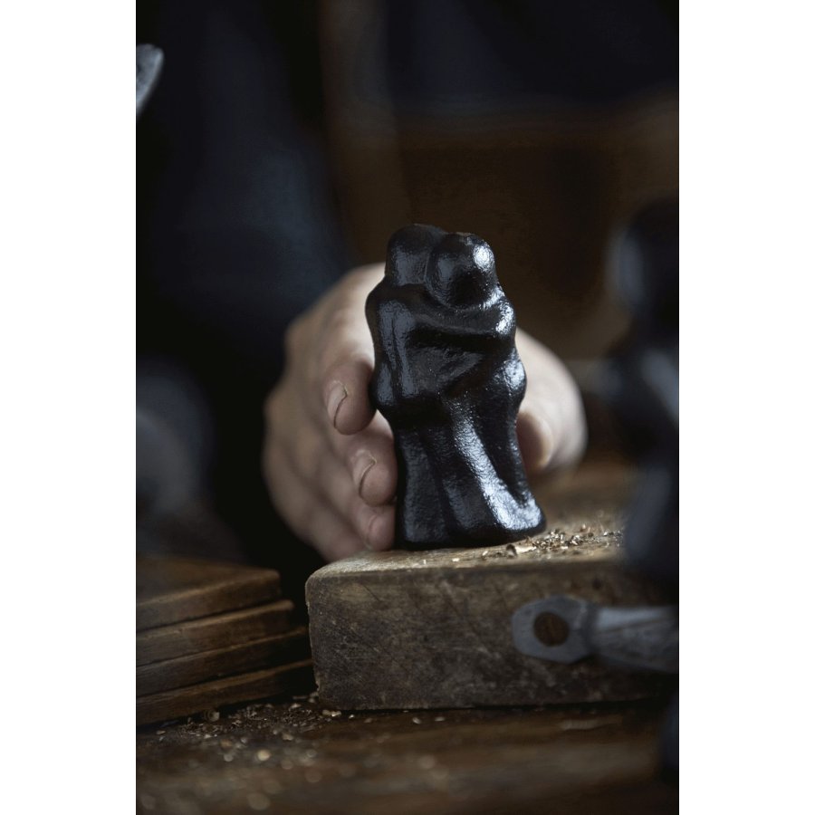 Mors Skulptur H8,5 cm, Schwarz