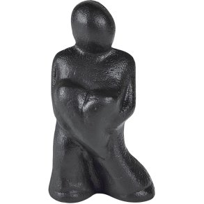Mors Skulptur H13 cm, Schwarz