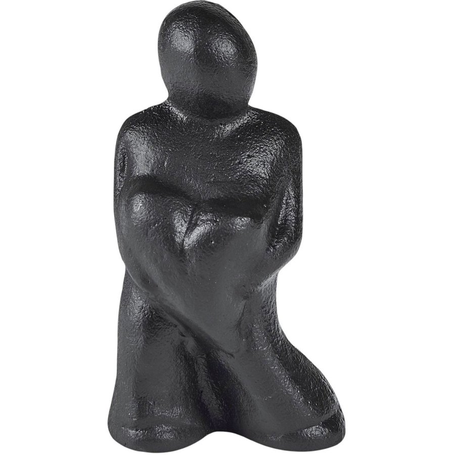 Mors Skulptur H13 cm, Schwarz