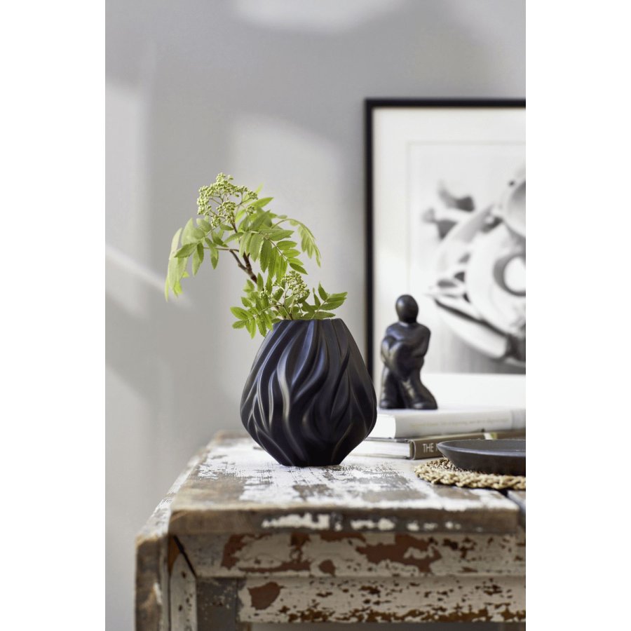 Mors Skulptur H13 cm, Schwarz