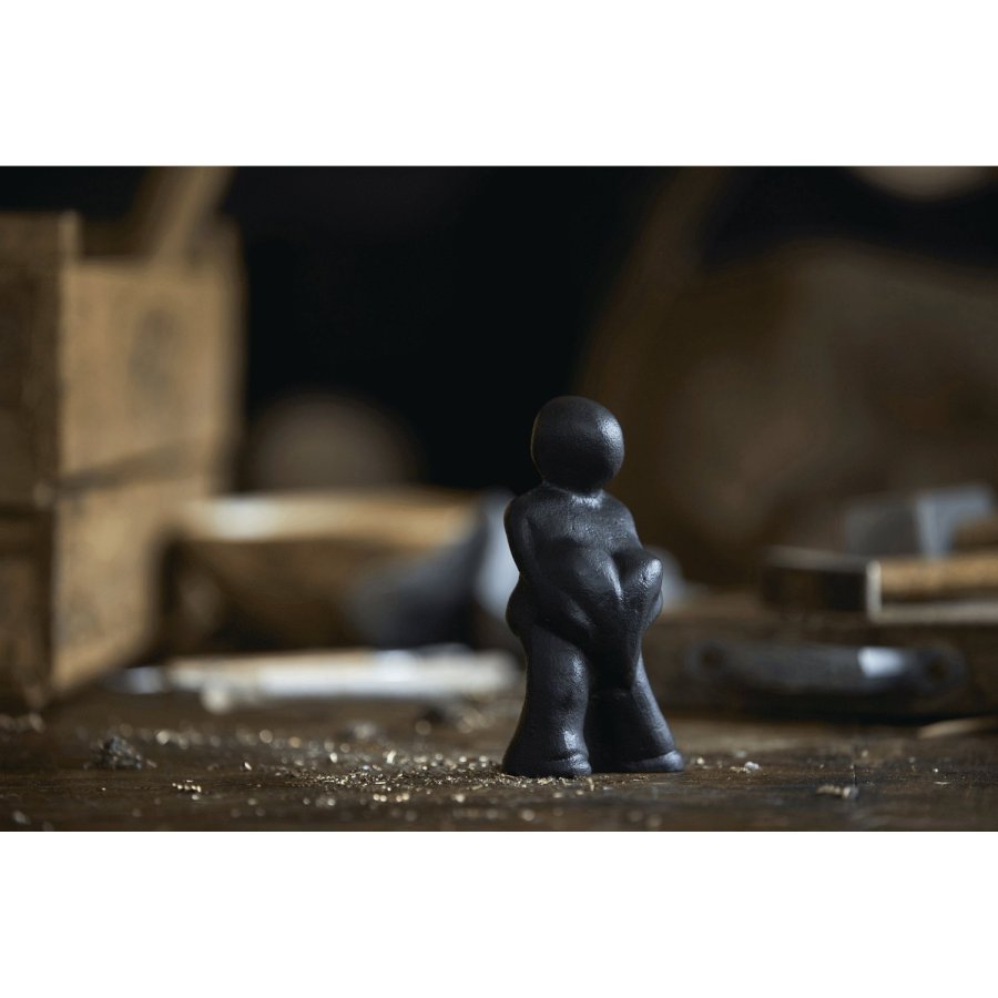 Mors Skulptur H13 cm, Schwarz