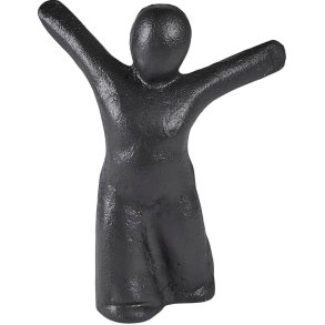 Mors Skulptur H13 cm, Schwarz